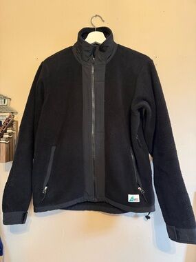 MEC Black Fleece Jacket - Full-Zip Cozy Layer